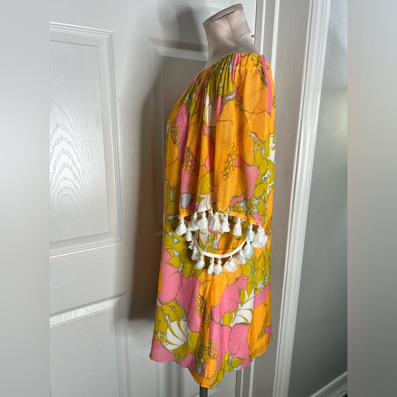 Trina Turk Floral Print Mini Vacation Dress Sz S - Picture 5 of 10